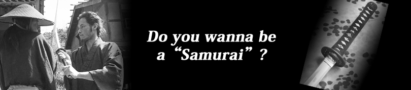 Samurai exercise - Do you wanna be a Samurai?